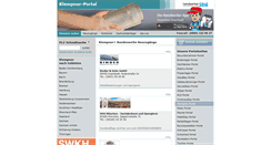 Desktop Screenshot of klempner-portal.de