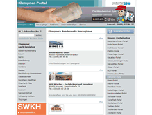 Tablet Screenshot of klempner-portal.de